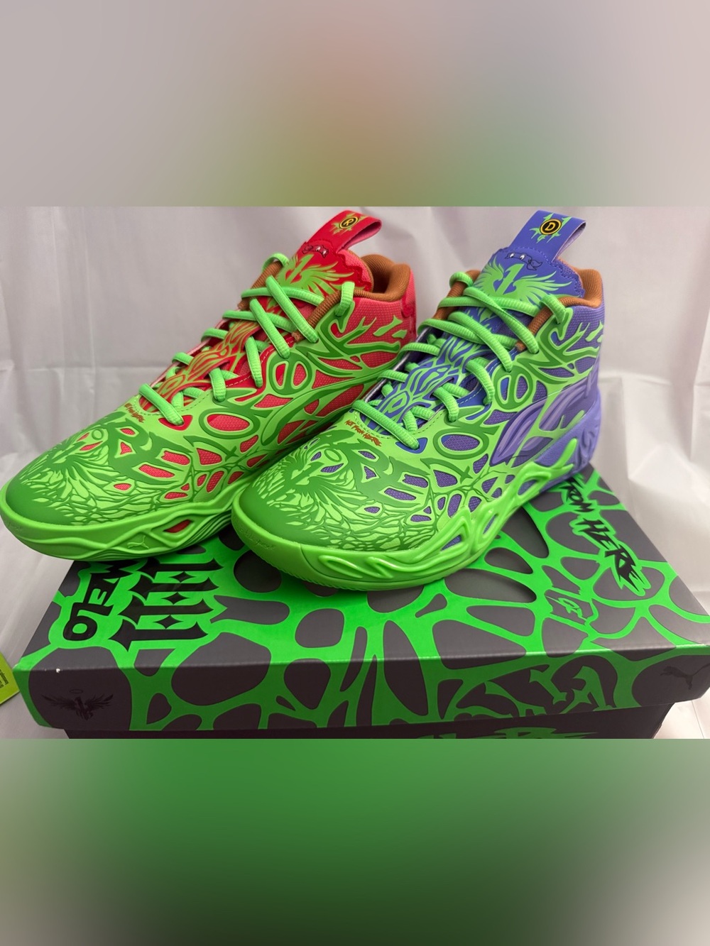 PUMA LaMelo Ball MB.04 x TMNT Raphael & Donatello – Size 6Y – BRAND NEW